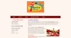 Desktop Screenshot of 1stchoicesupermarket.com